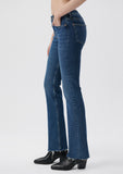 Maria Dark Blue Gold Denim Jean Pants
