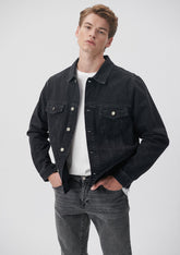 Ray Smoke College Jean Jacket