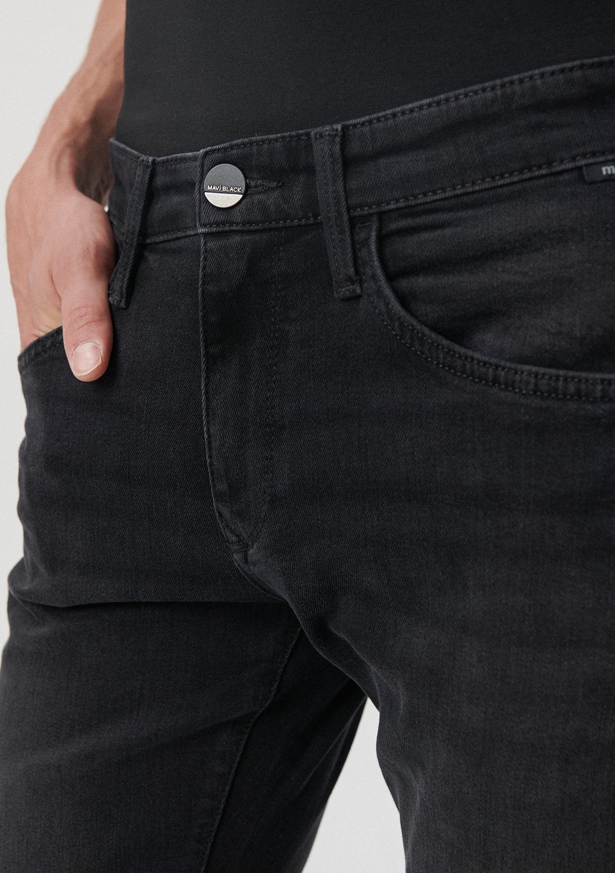 Marcus Deep Smoke Mavi Black Jean Pants