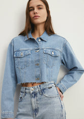 Brenda Mid Blue 90s Jean Jacket