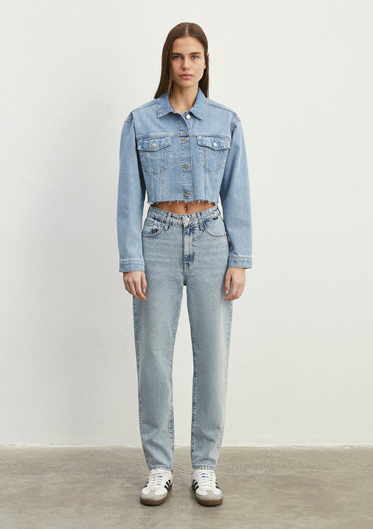 Brenda Mid Blue 90s Jean Jacket