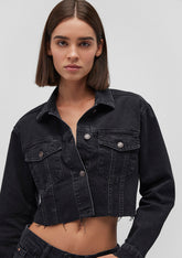 Brenda Dark Smoke 90s Jean Jacket