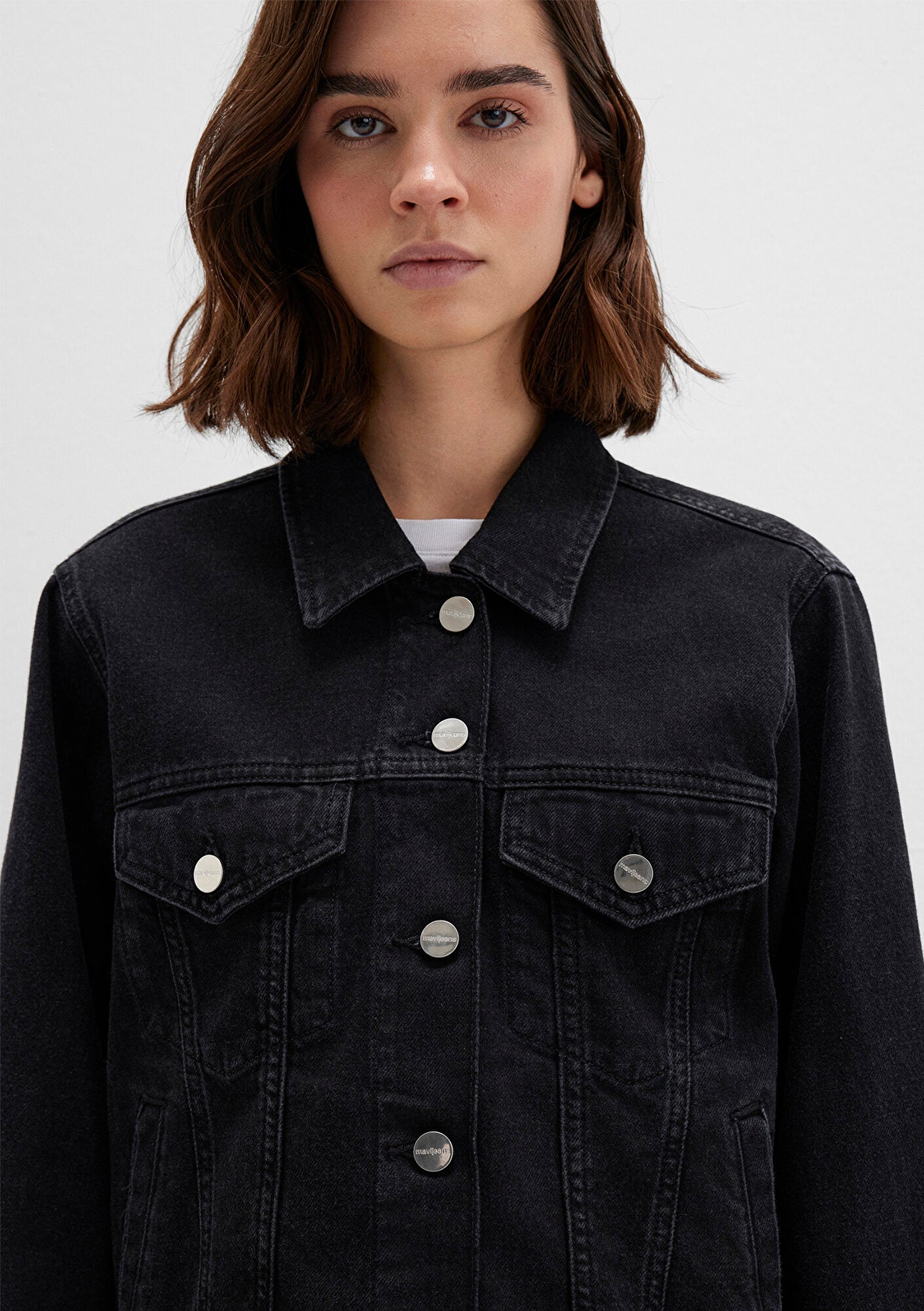 Ruby Dark Smoke Icon Jean Jacket