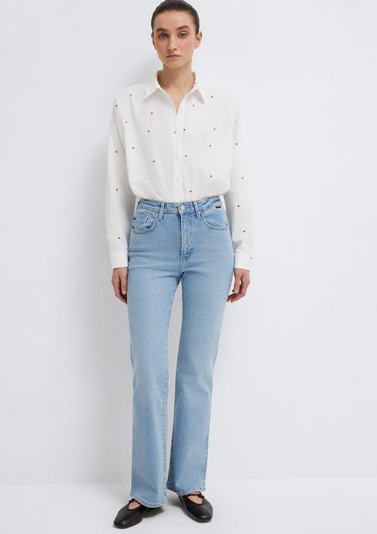 Printed Ecru Shirt