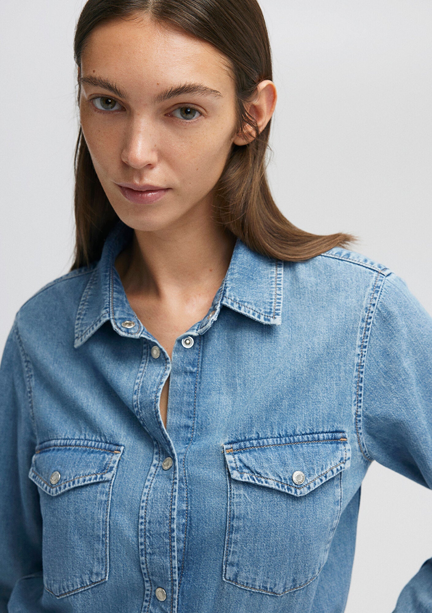 Merida Mid Blue Denim Jean Shirt