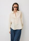 Ecru Tencel TM Lyocell Blend Shirt