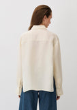 Ecru Tencel TM Lyocell Blend Shirt