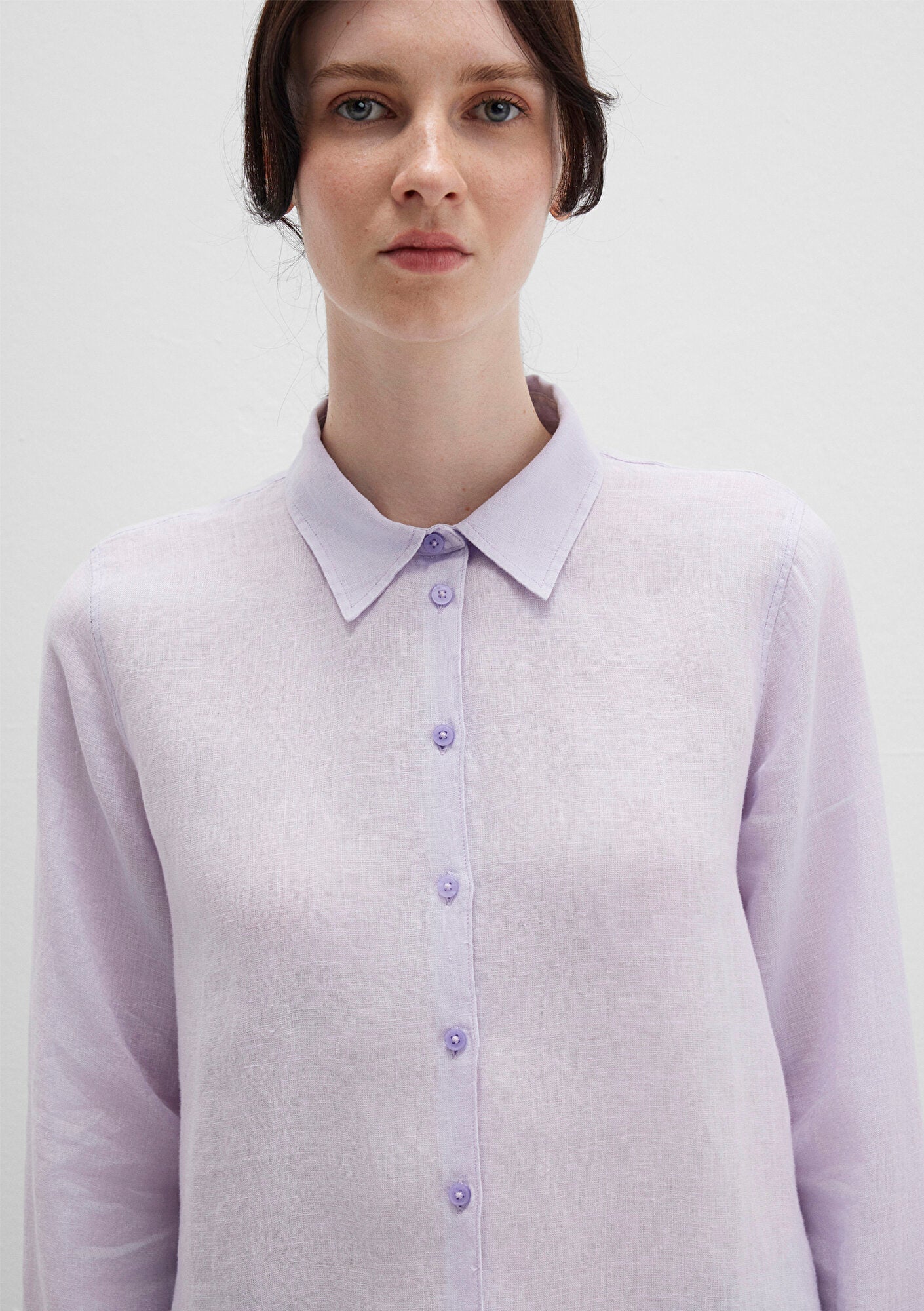 Lilac Linen Shirt