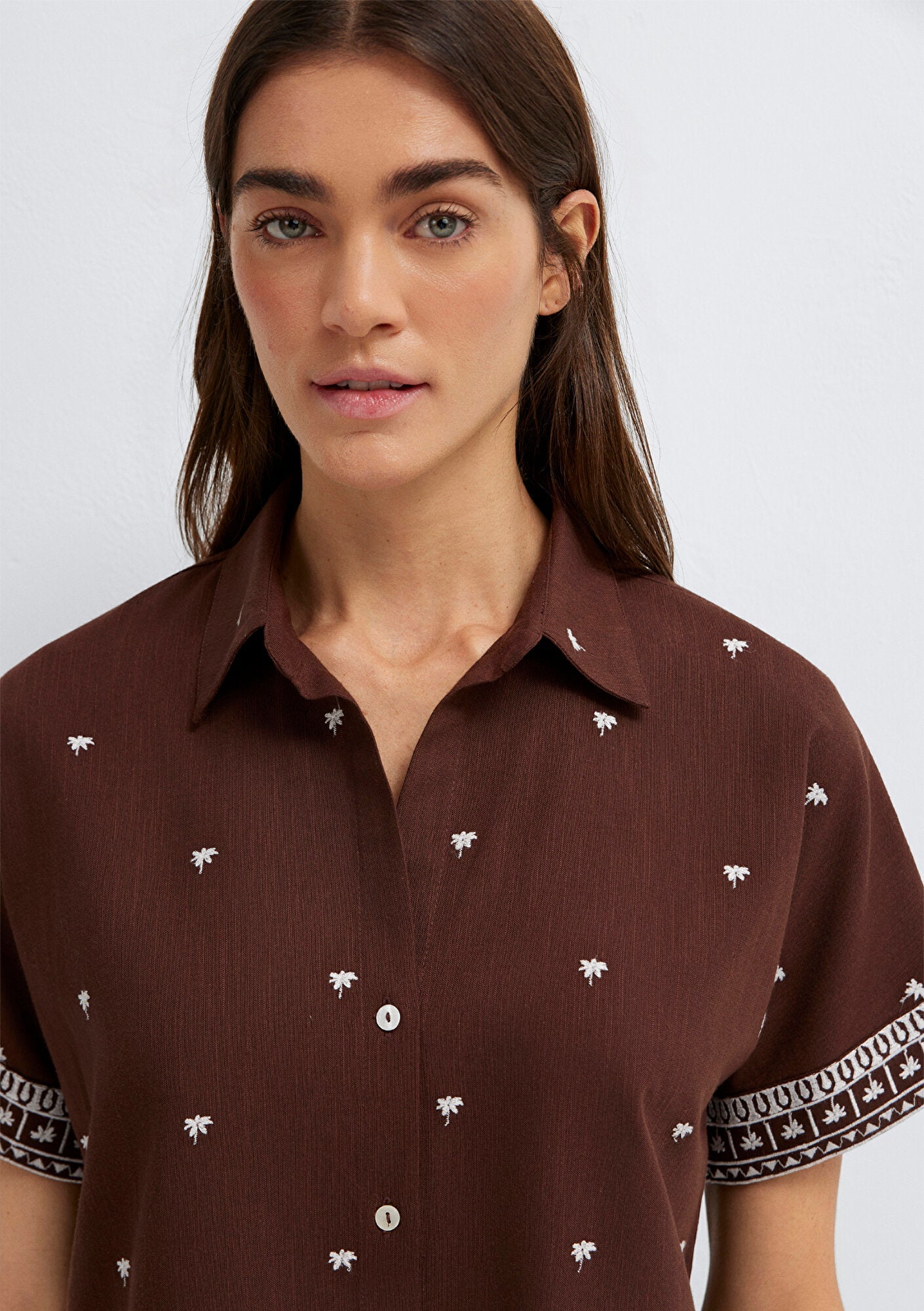 Printed Ecru Shirt