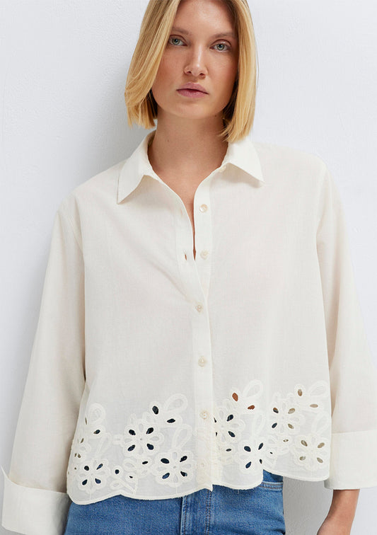 Printed Ecru Shirt