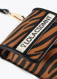 12402005-Zebra print mobile phone bag-Brown