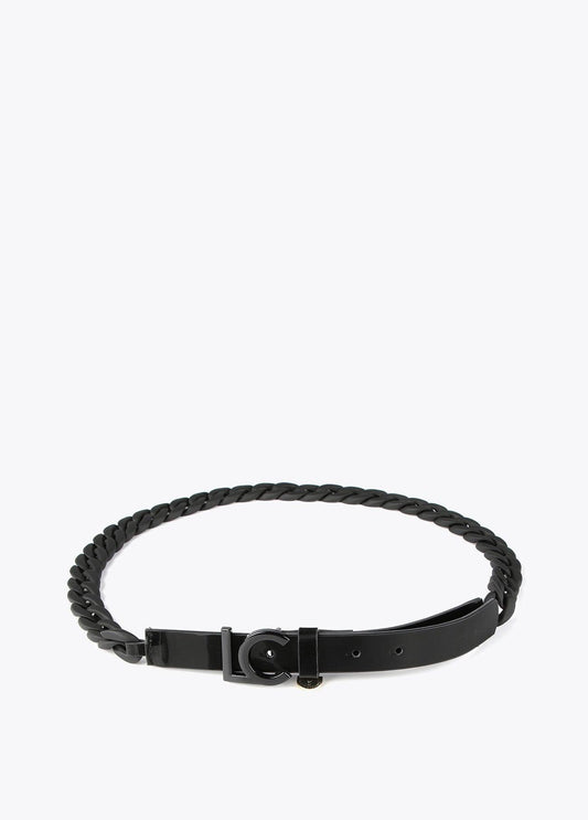 12407015-Chain belt-Black