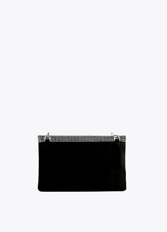 12421002-Crystal clutch-White