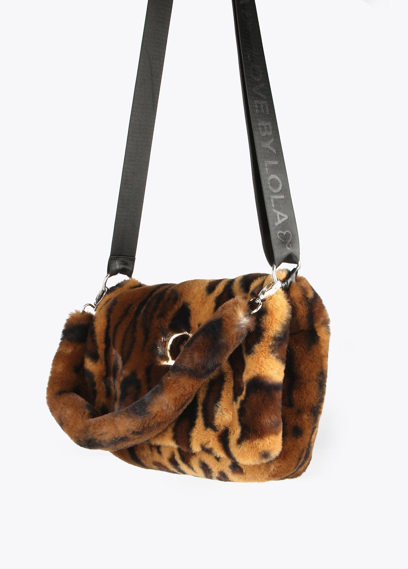 12427017-Fur crossbody bag-Printed