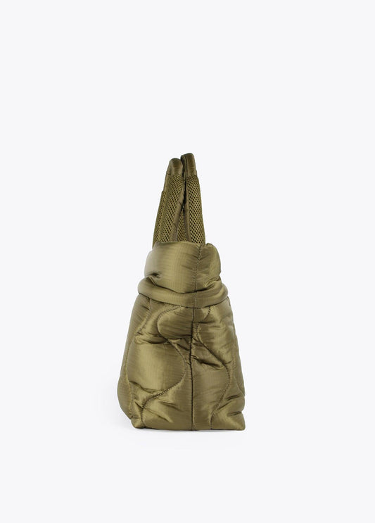 12427018-Quilted crossbody bag -Kaki