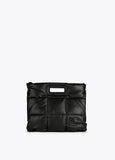 12428015-Quilted tote bag-Black