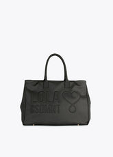 12428040-Neoprene tote bag with logo-Black