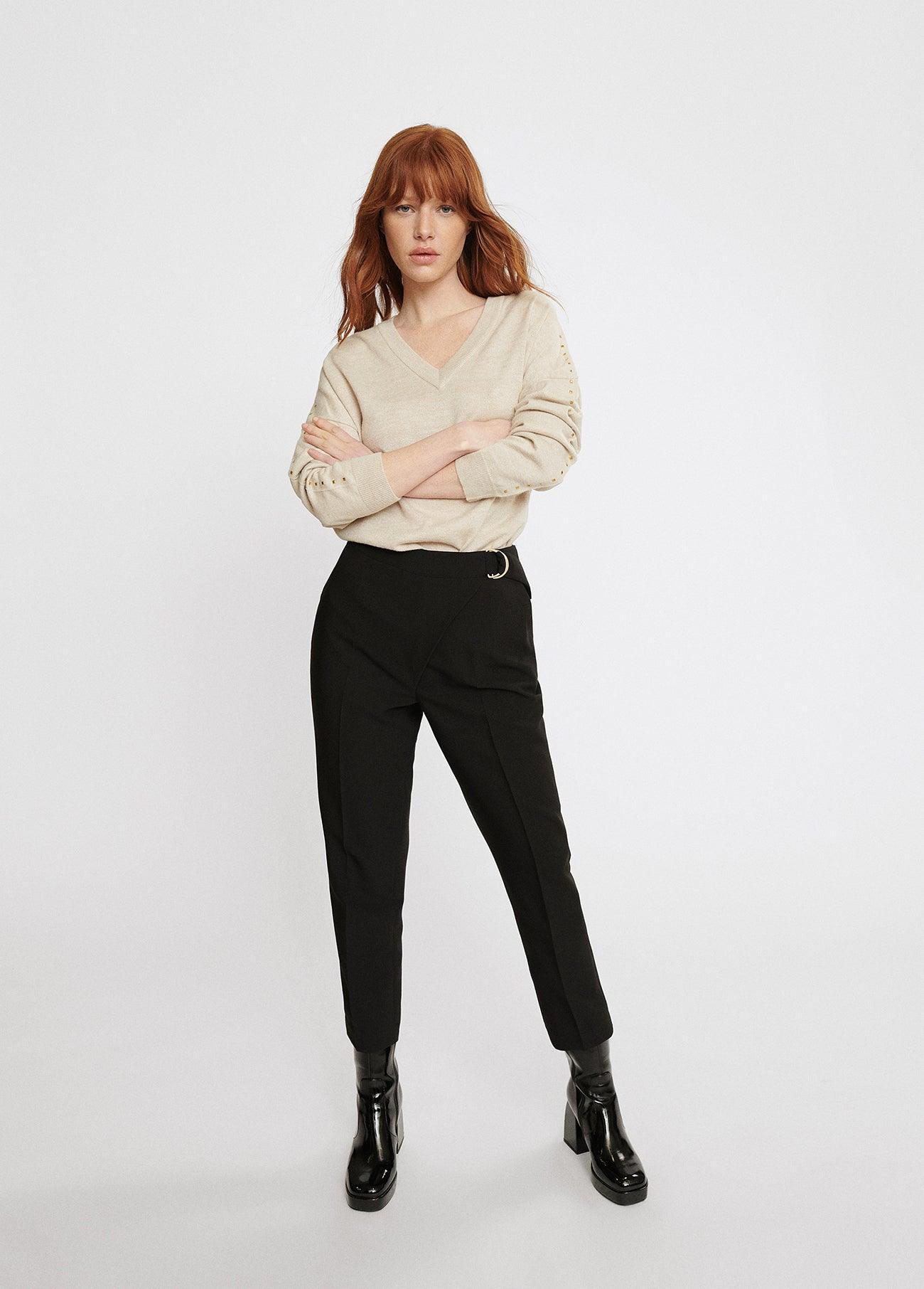 12461002-Studded sweater-Camel