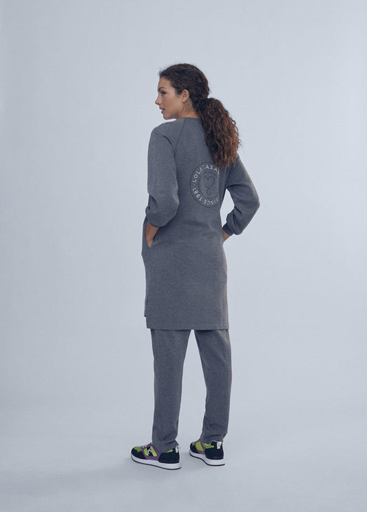 12465003-Midi sweatshirt-Grey