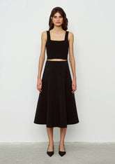 Black Midi Skirt