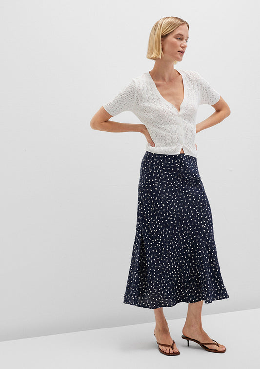 Blue Midi Skirt