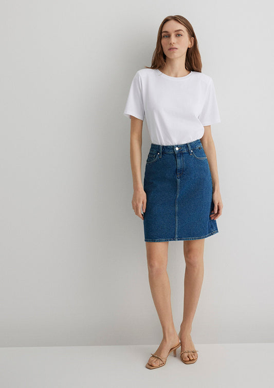 Valerie Blue Denim Jean Skirt