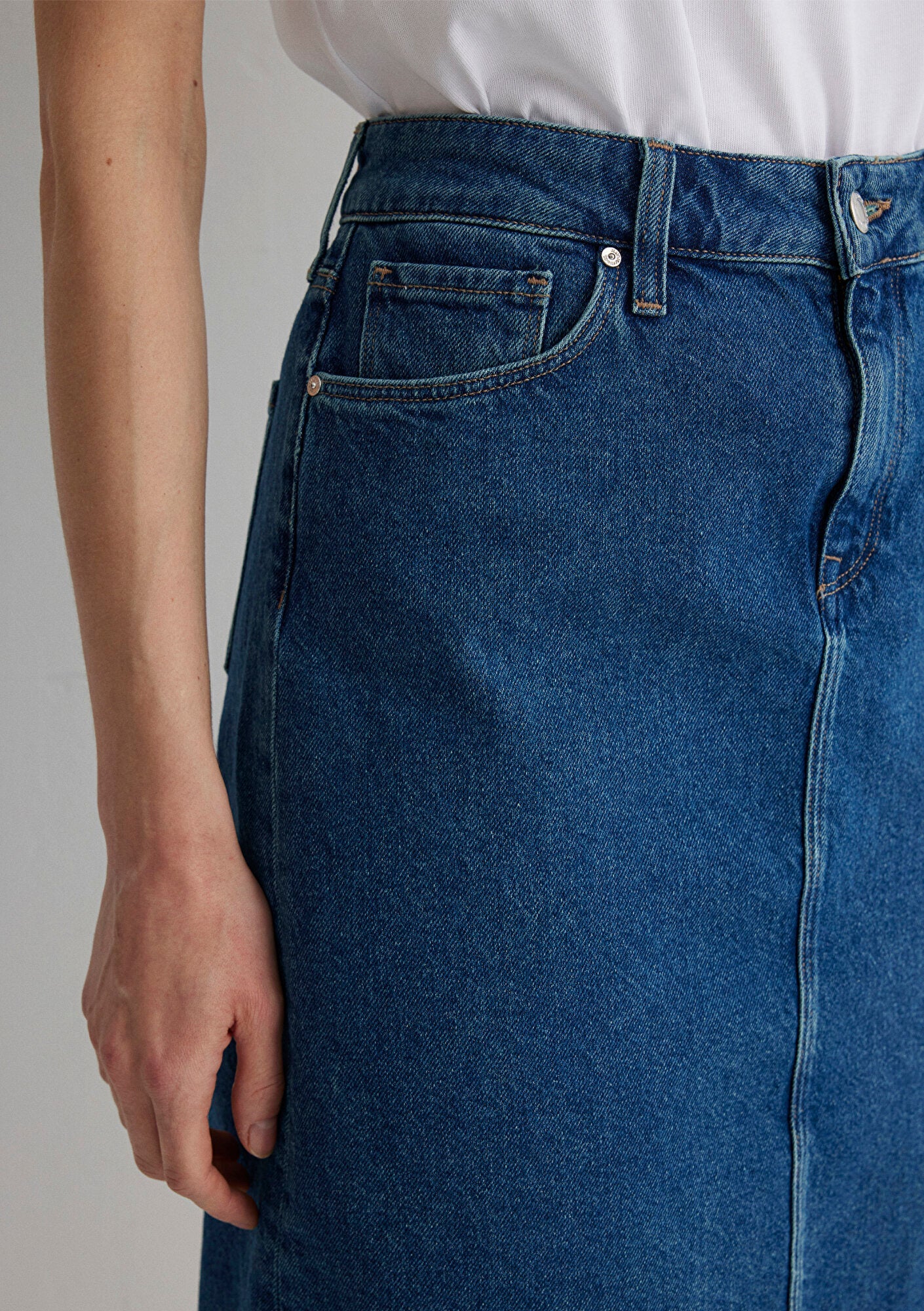 Valerie Blue Denim Jean Skirt