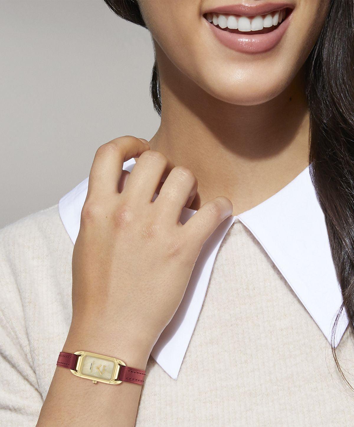 14504025-Cadie Watch, 17.5Mm X 28.5Mm-Ivory Mother Of Pearl