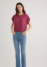 Crew Neck Pink T-Shirt