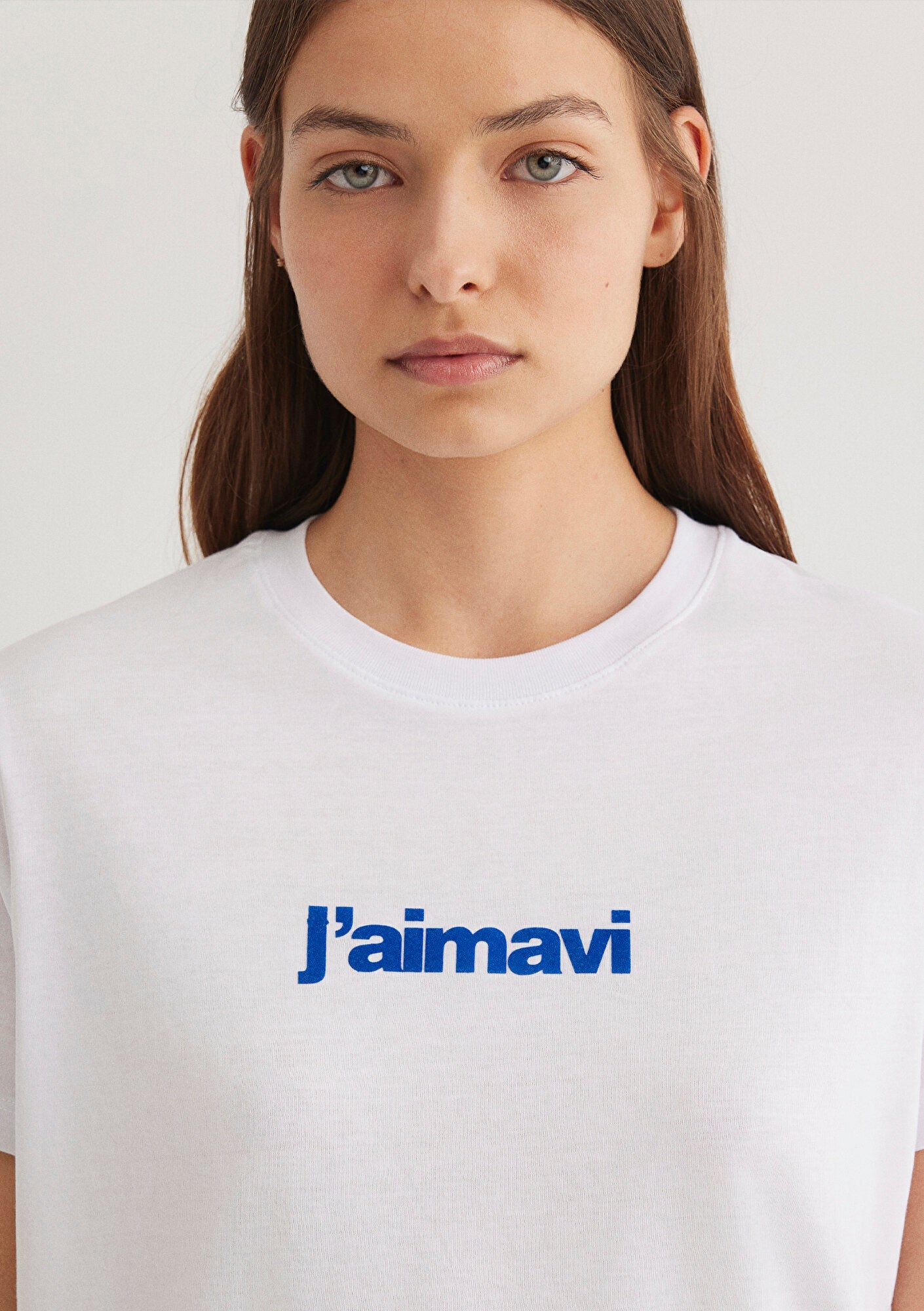 Mavi Printed White T-Shirt