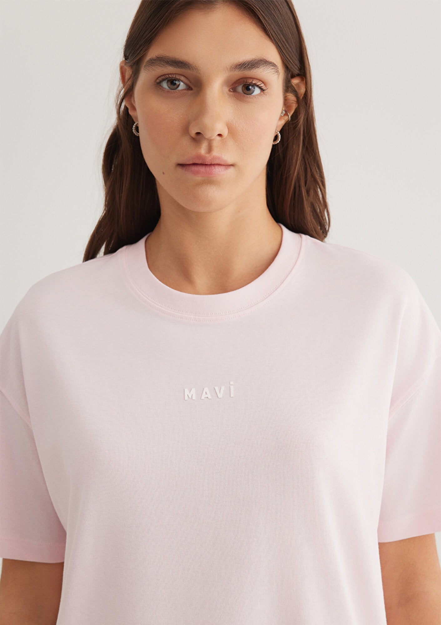 Pink Mavi Printed T-Shirt