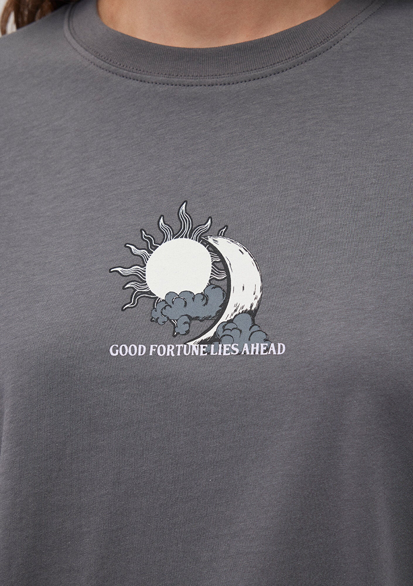 Printed Navy T-Shirt