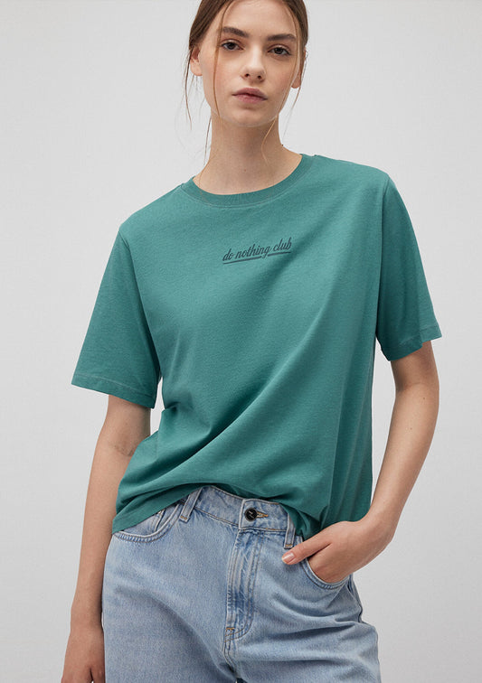 Back Printed Green T-Shirt