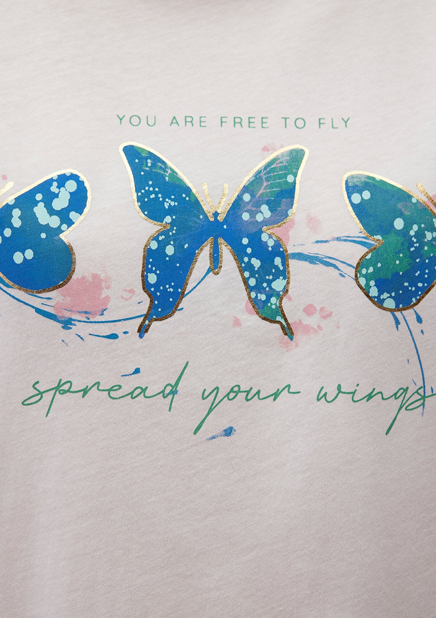 Printed White T-Shirt