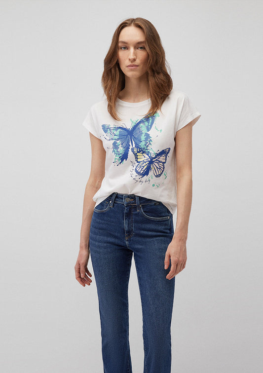 Printed White T-Shirt