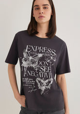 Printed Gray T-shirt