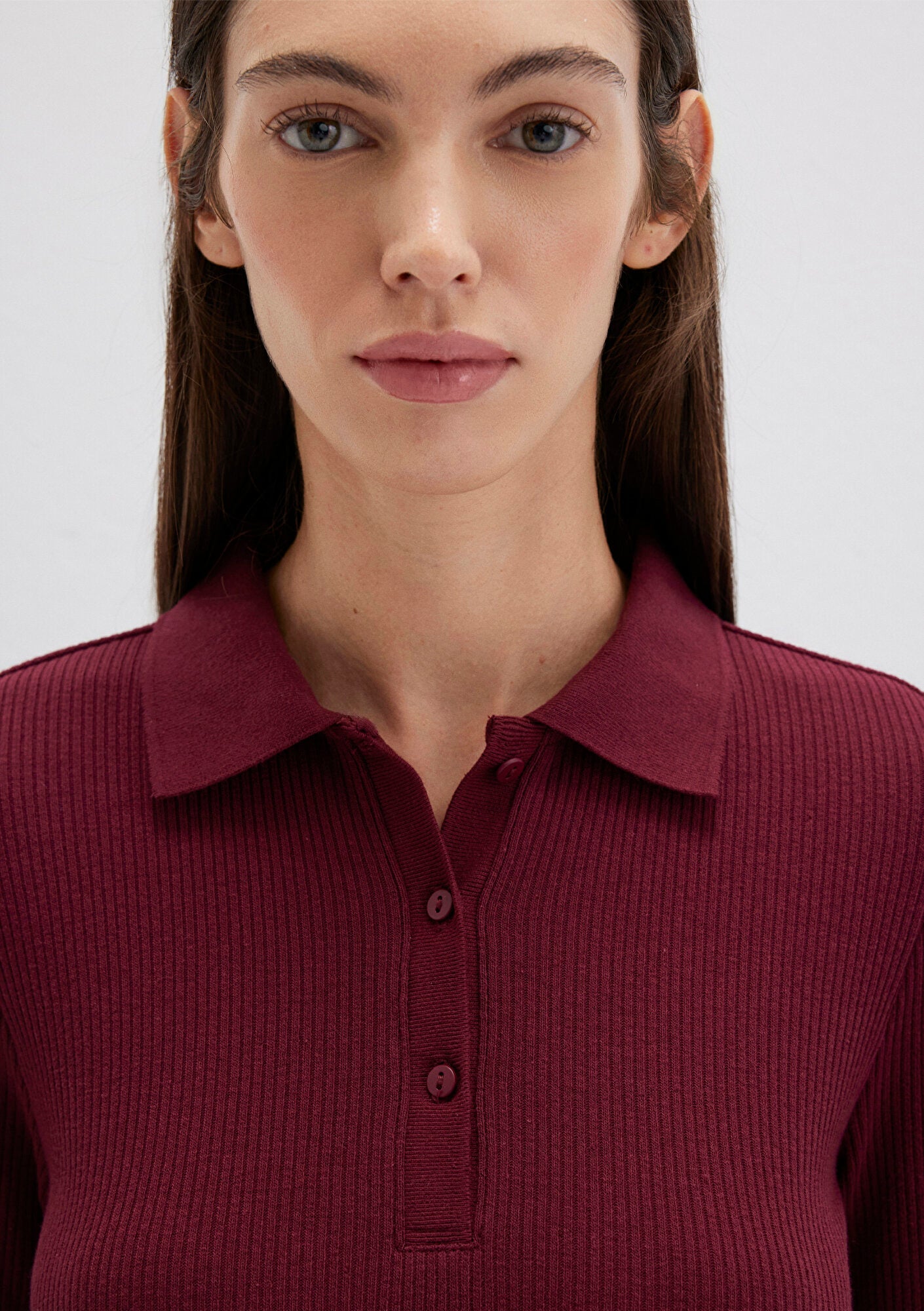 Burgundy Polo T-Shirt