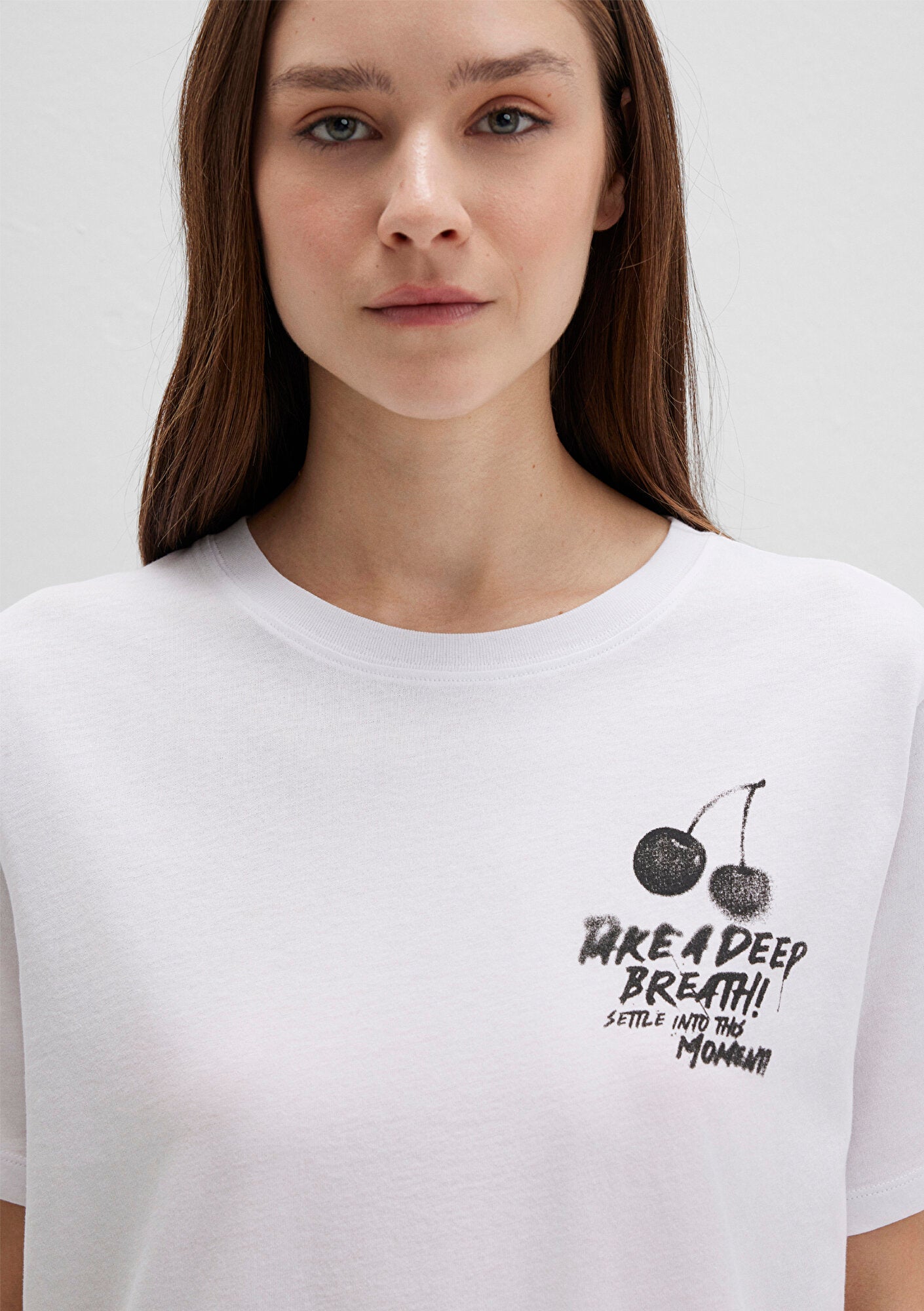 Printed White T-Shirt