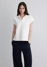 Ecru Polo T-Shirt