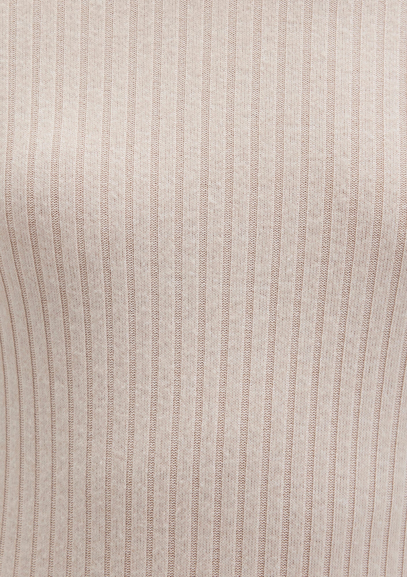 Beige Long Sleeve T-Shirt
