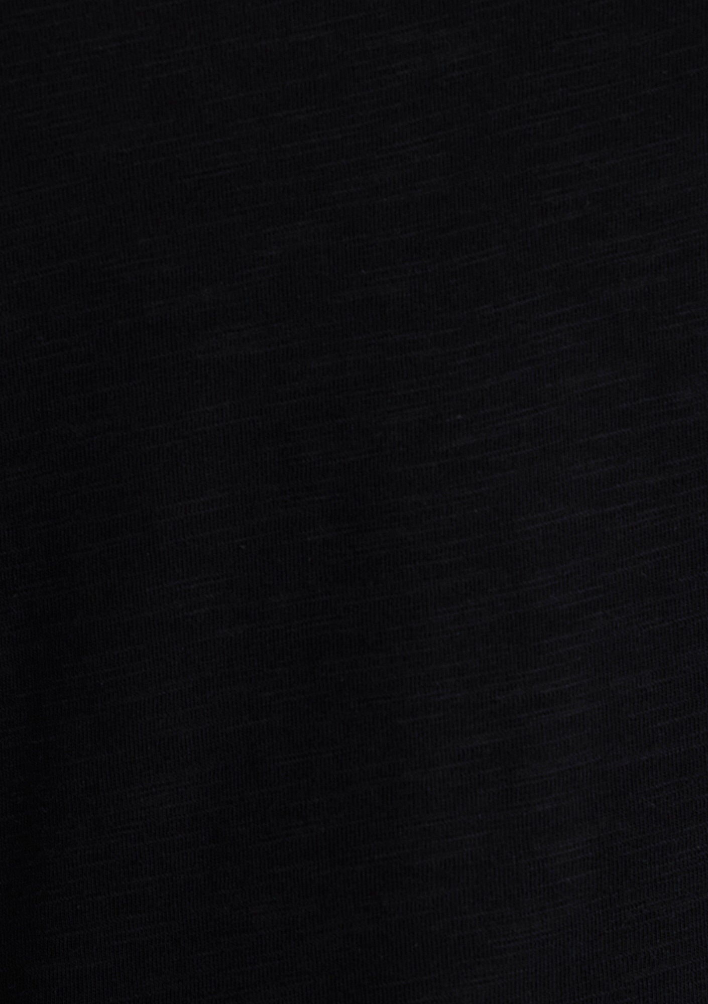 V Neck Black Basic T-Shirt