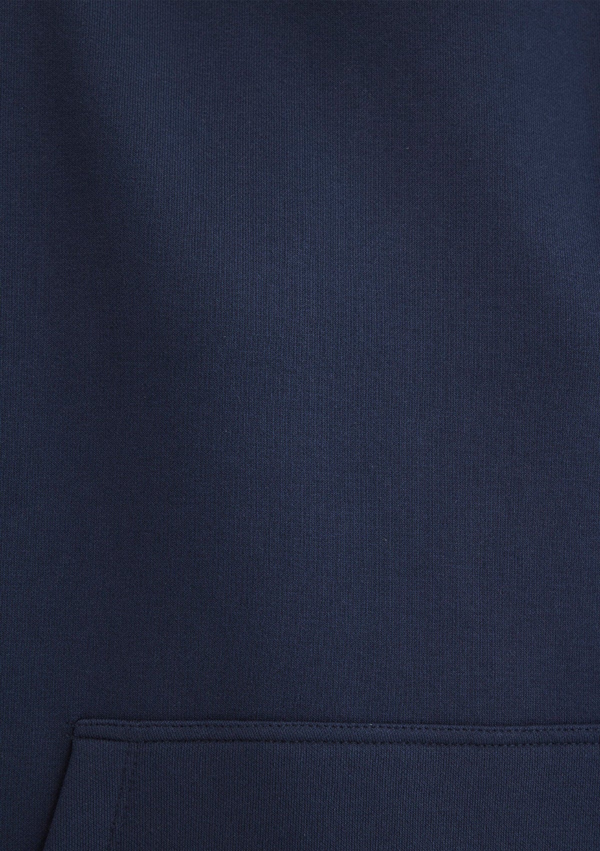 Hooded Navy Basic Sweatshirt