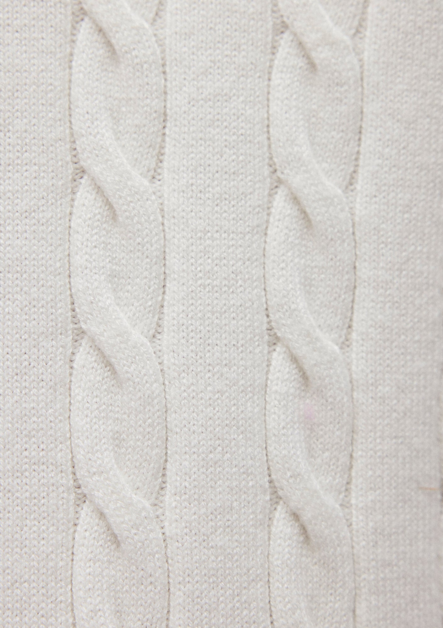 V Neck Off White Sweater