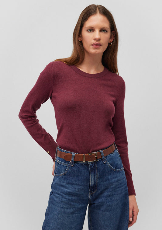 Burgundy Crewneck Sweater