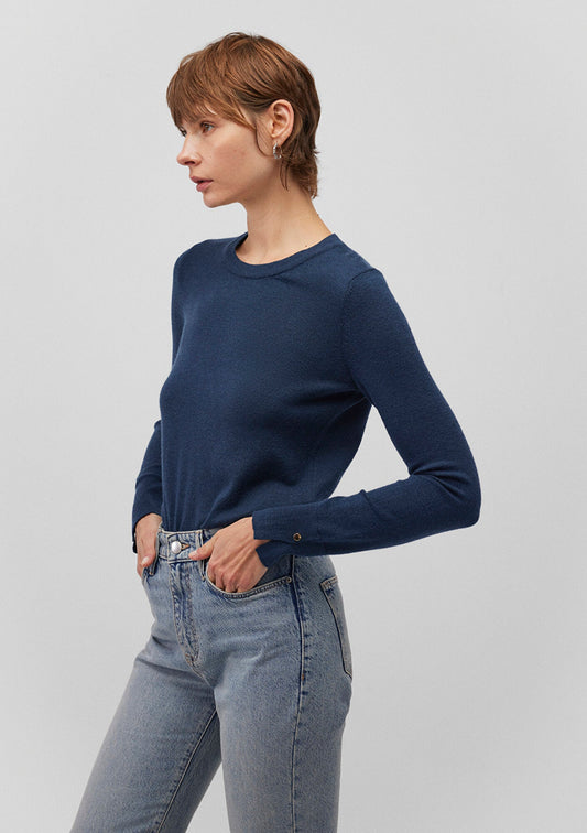 Navy Crewneck Sweater