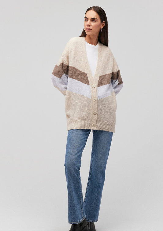 Buttoned Grey Hırka