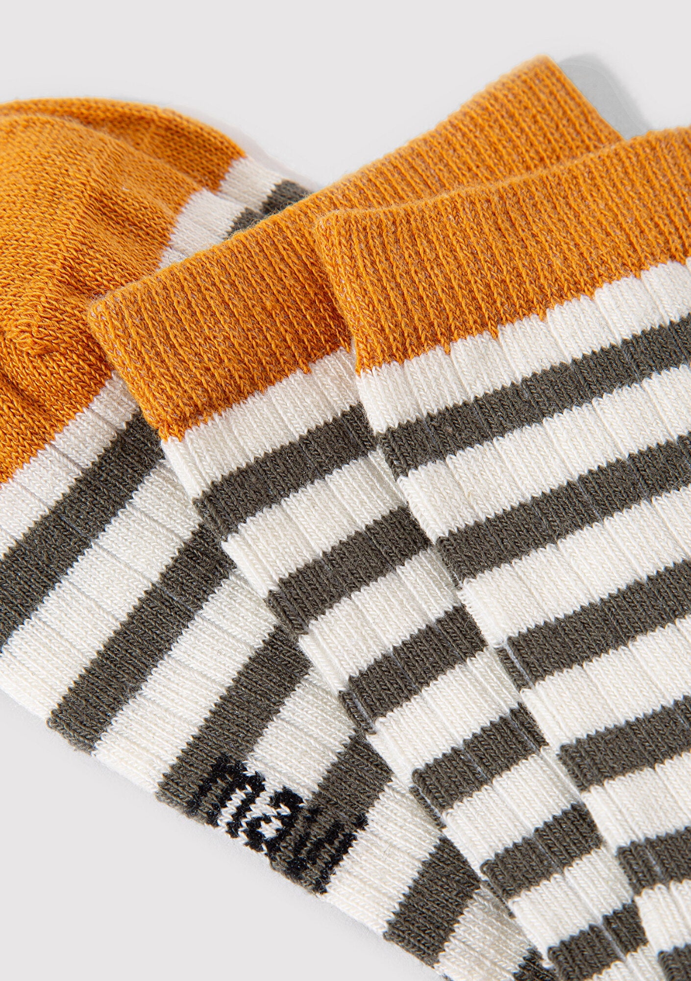 Brown Striped Socks