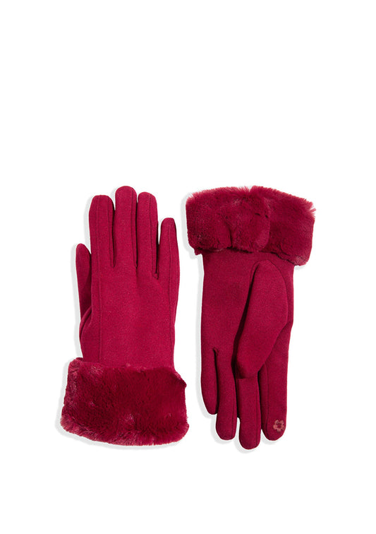 Burgundy Gloves