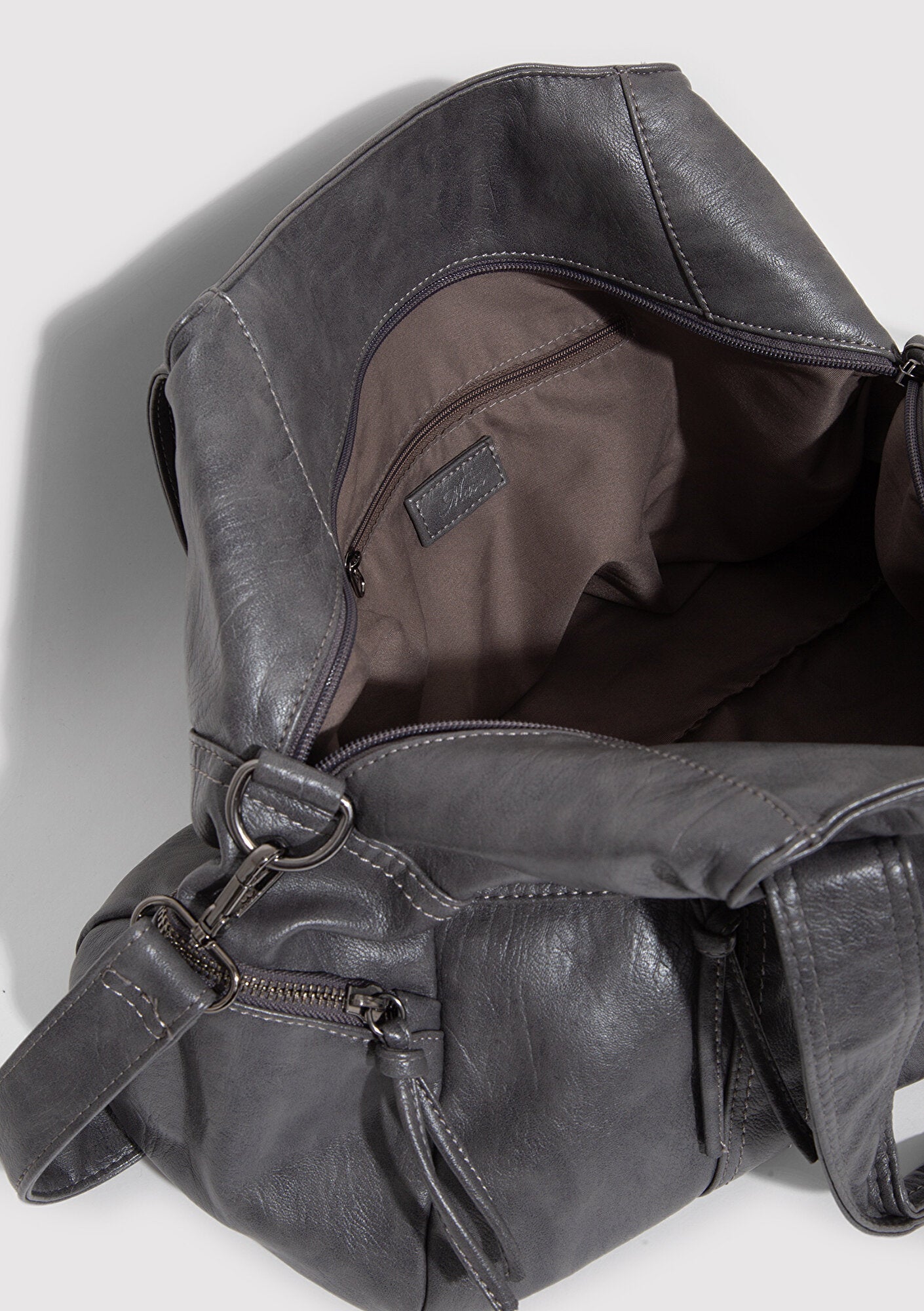Grey Shoulder Bag