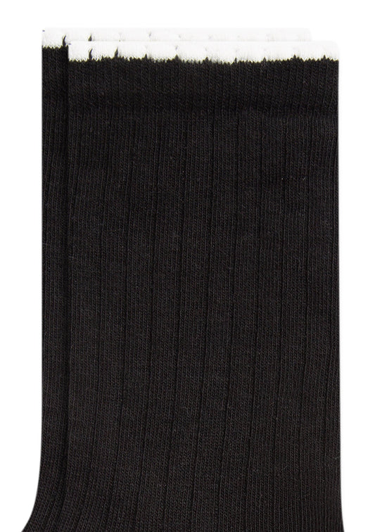 Black Socket Socks